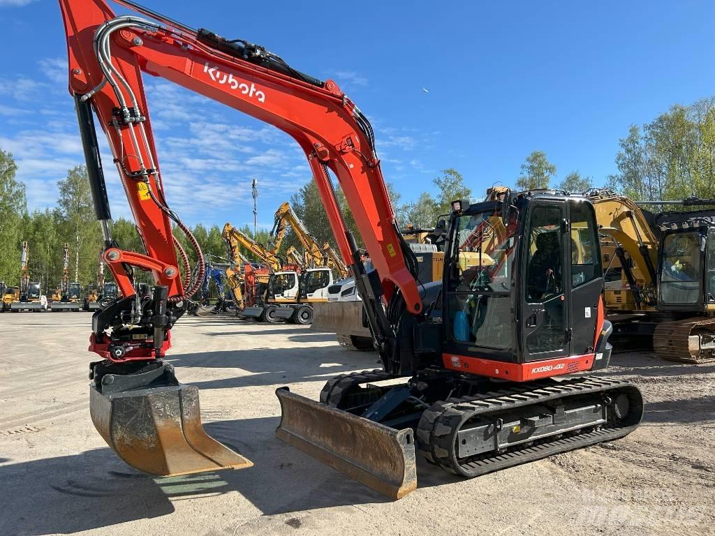 Kubota KX 080-4 A2 Midi rýpadlá 7 t - 12 t