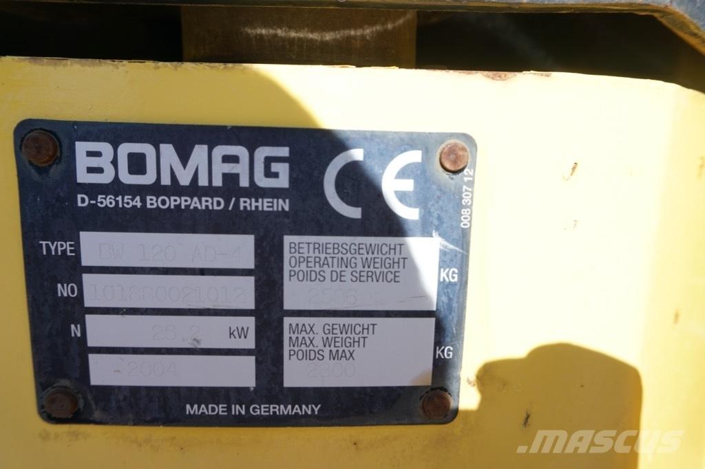 Bomag BW 120 AD-4 Tandemové valce