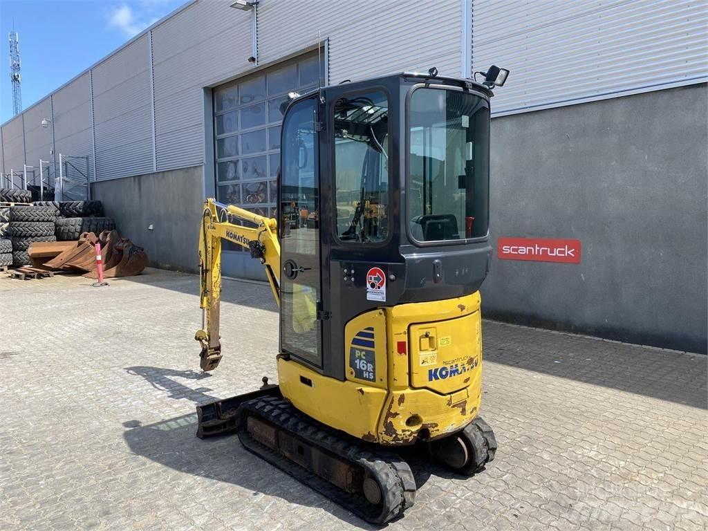 Komatsu PC16R-3HS Kolesové rýpadlá