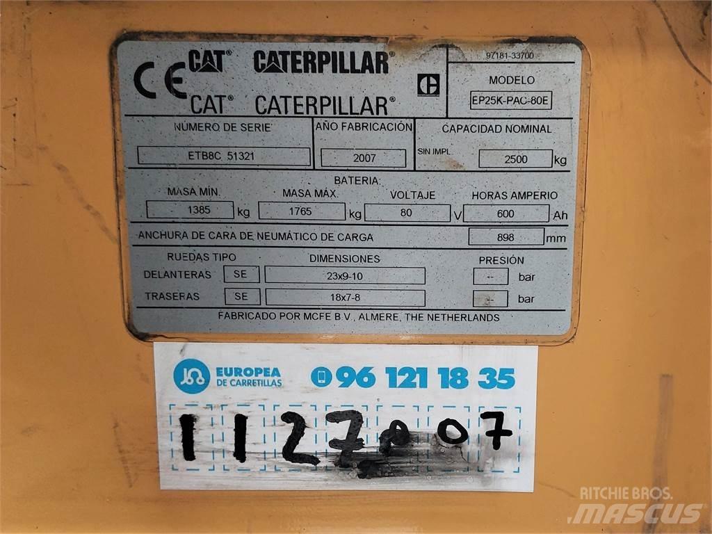 CAT EP25K PAC Akumulátorové vozíky