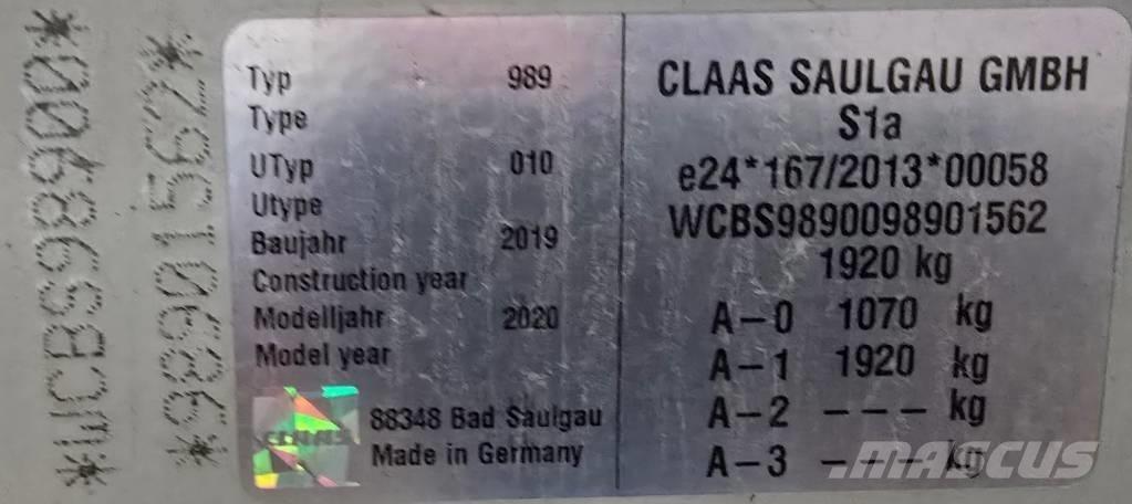 CLAAS Liner 3100 Riadkovače