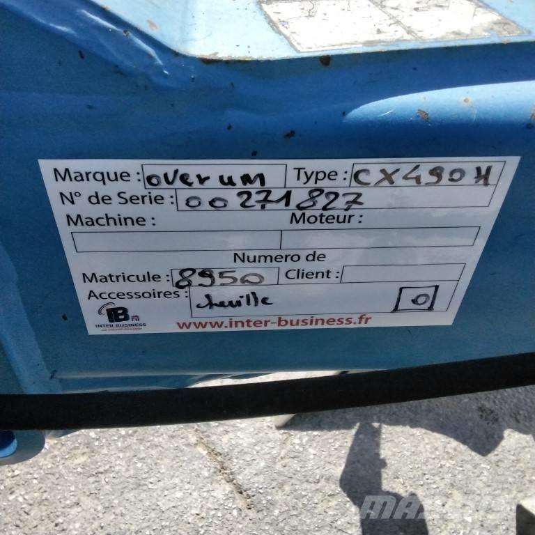 Överum CX 490H Dvojstranné pluhy