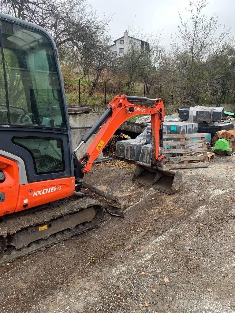 Kubota KX 016-4 Mini rýpadlá < 7t