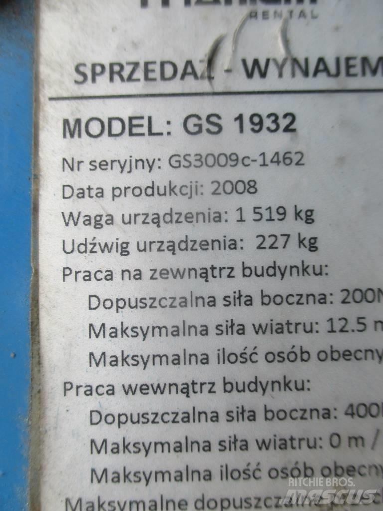 Genie GS 1932 Nožnicové zdvíhacie plošiny