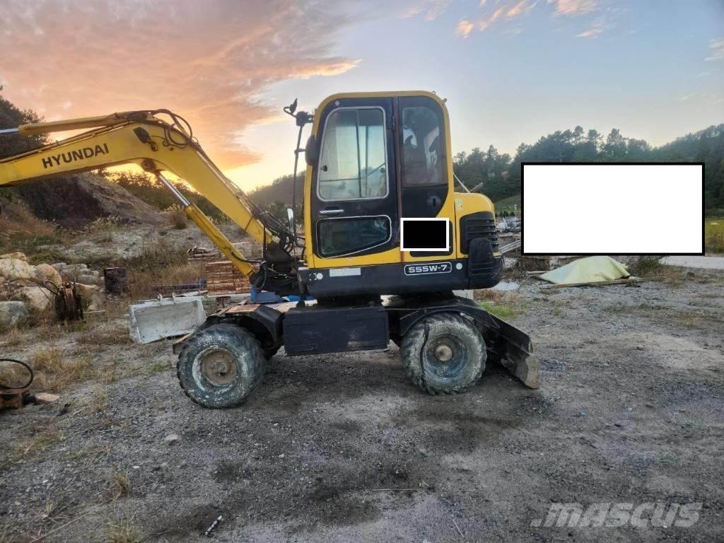 Hyundai Robex 55 W-7 Kolesové rýpadlá