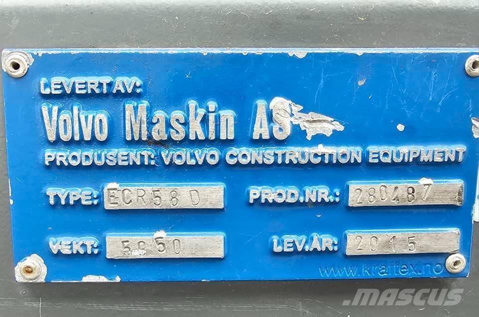 Volvo ECR 58 D Mini rýpadlá < 7t