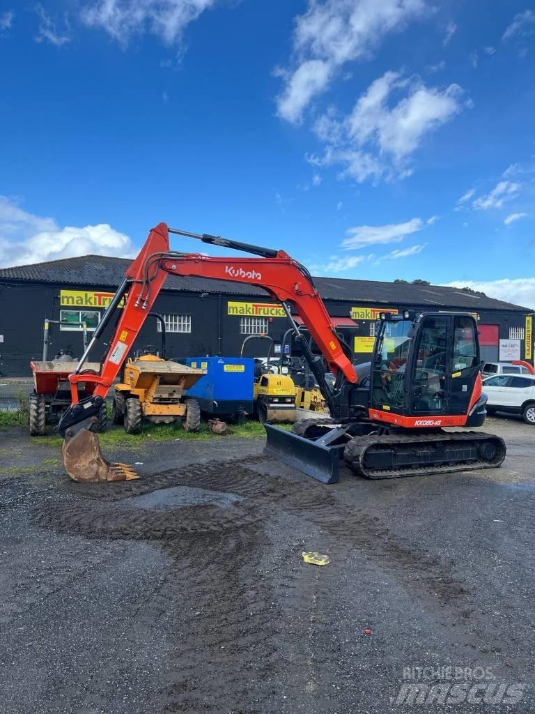 Kubota KX 080-4a Midi rýpadlá 7 t - 12 t