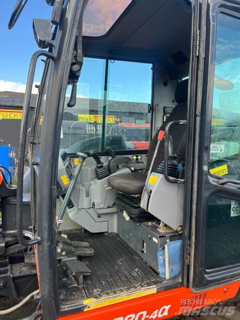 Kubota KX 080-4a Midi rýpadlá 7 t - 12 t