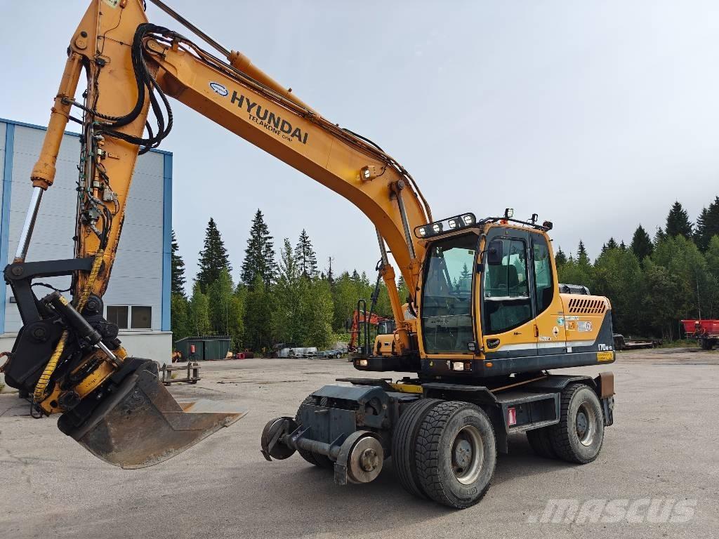 Hyundai R170-W9 Kolesové rýpadlá