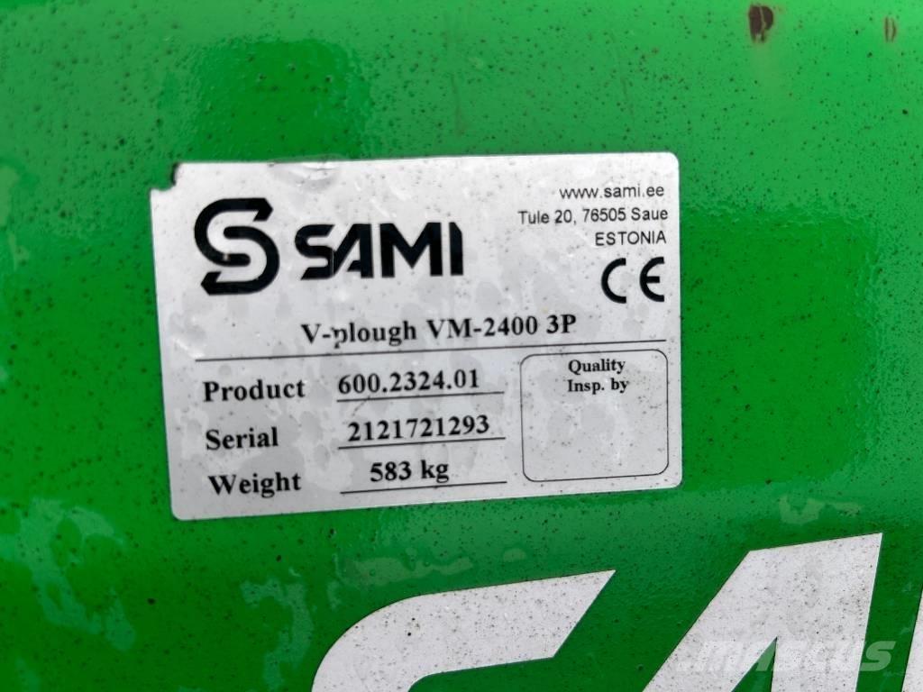 Sami VB2400 Snežné pluhy, predné snežné radlice