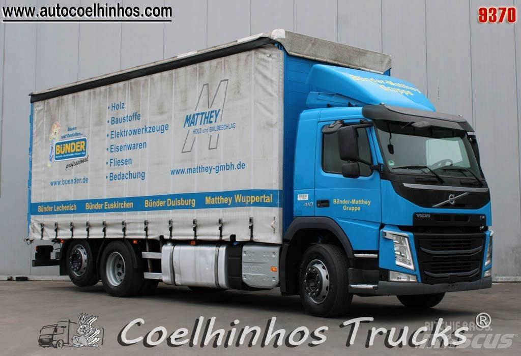 Volvo FM 410 Nákladné vozidlá s bočnou zhrnovacou plachtou