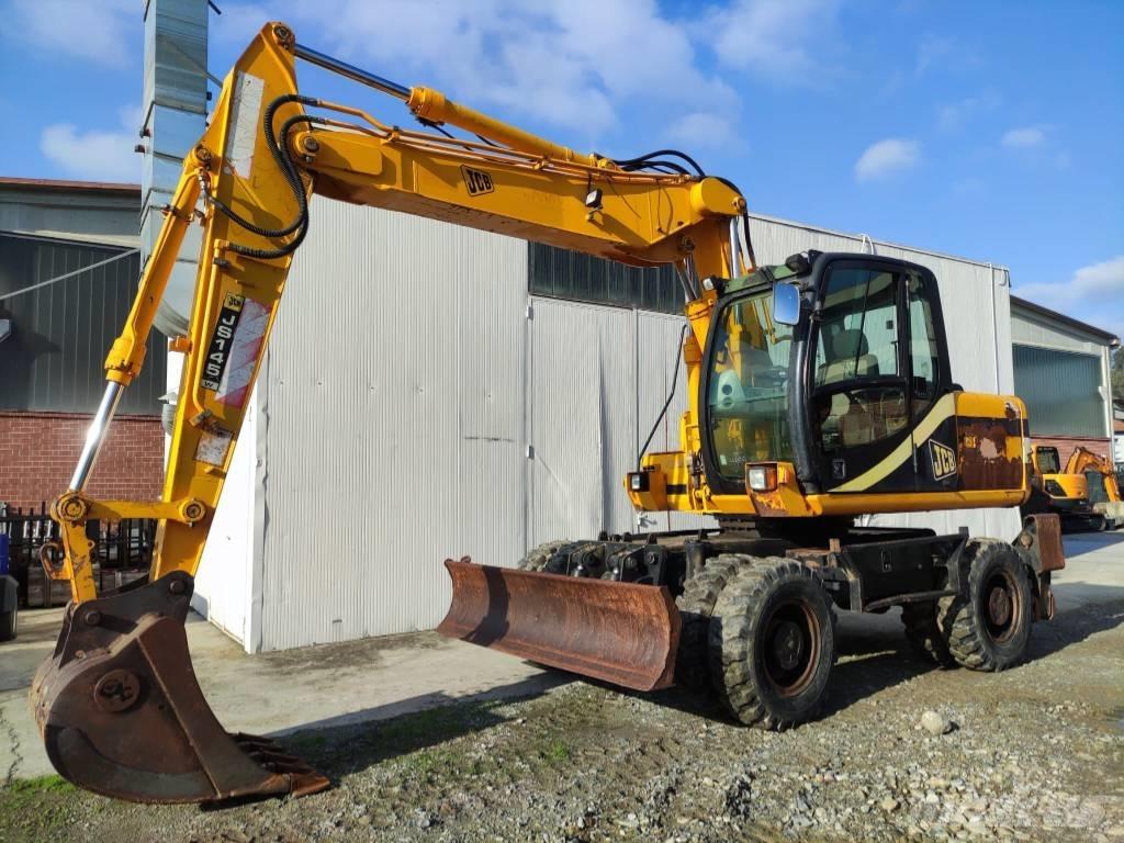JCB JS 145 W Kolesové rýpadlá