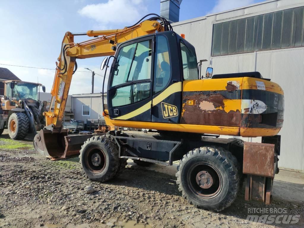 JCB JS 145 W Kolesové rýpadlá