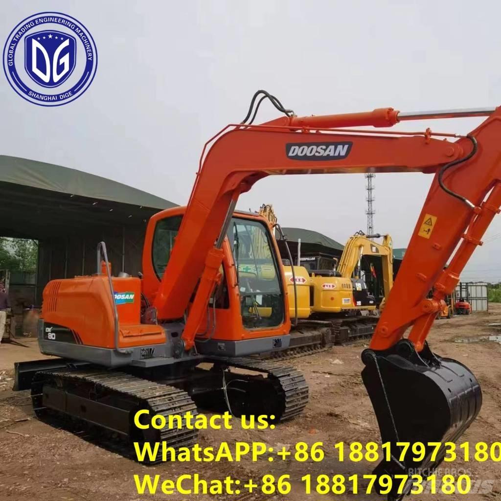 Doosan DX 80 Pásové rýpadlá