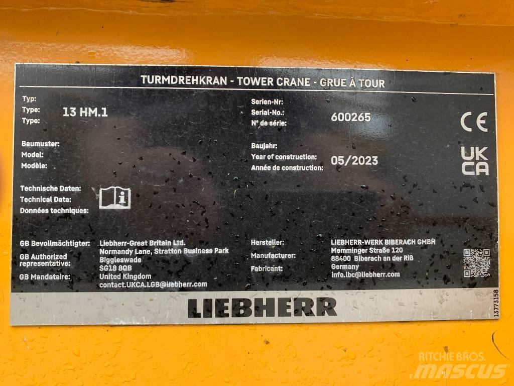 Liebherr 13HM Stavebné žeriavy