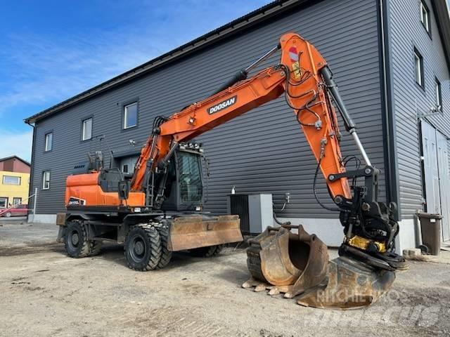 Doosan DX 170 W Kolesové rýpadlá