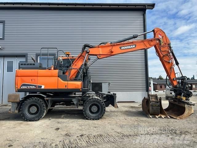 Doosan DX 170 W Kolesové rýpadlá