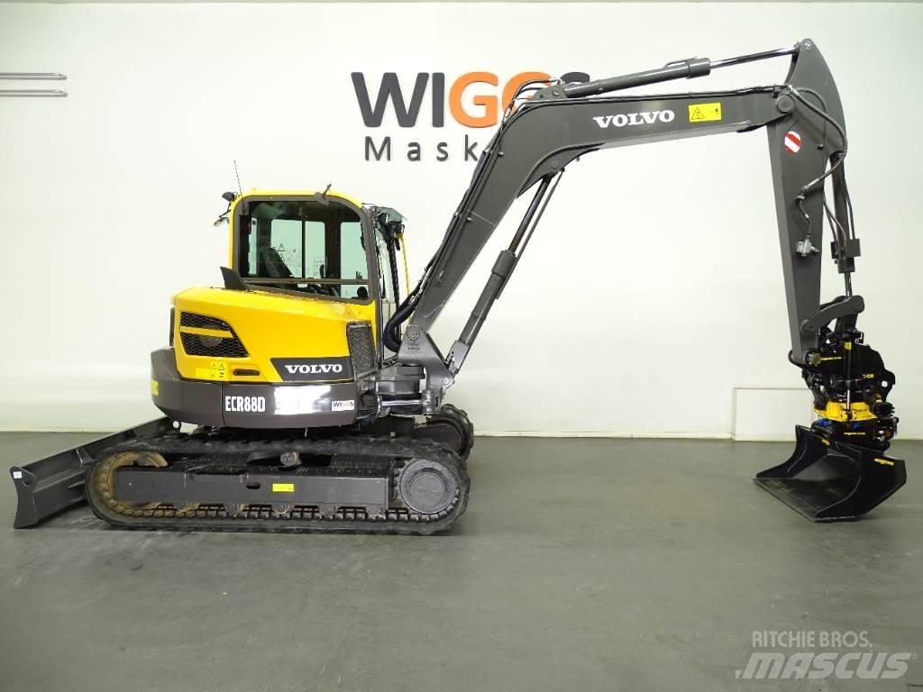 Volvo ECR 88 D Midi rýpadlá 7 t - 12 t