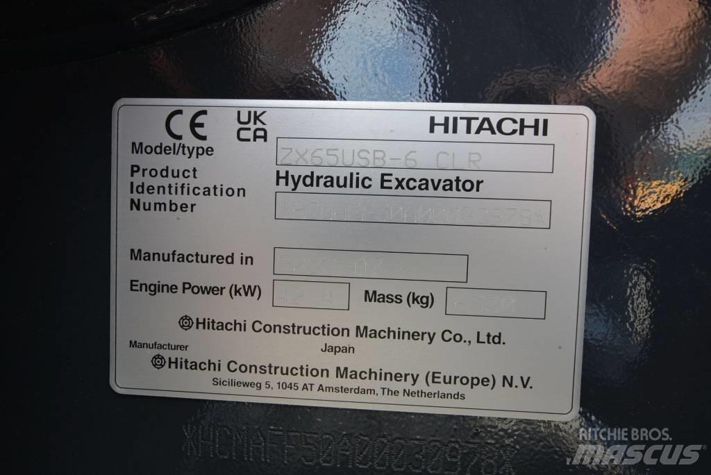 Hitachi ZX 65 USB-6 Mini rýpadlá < 7t