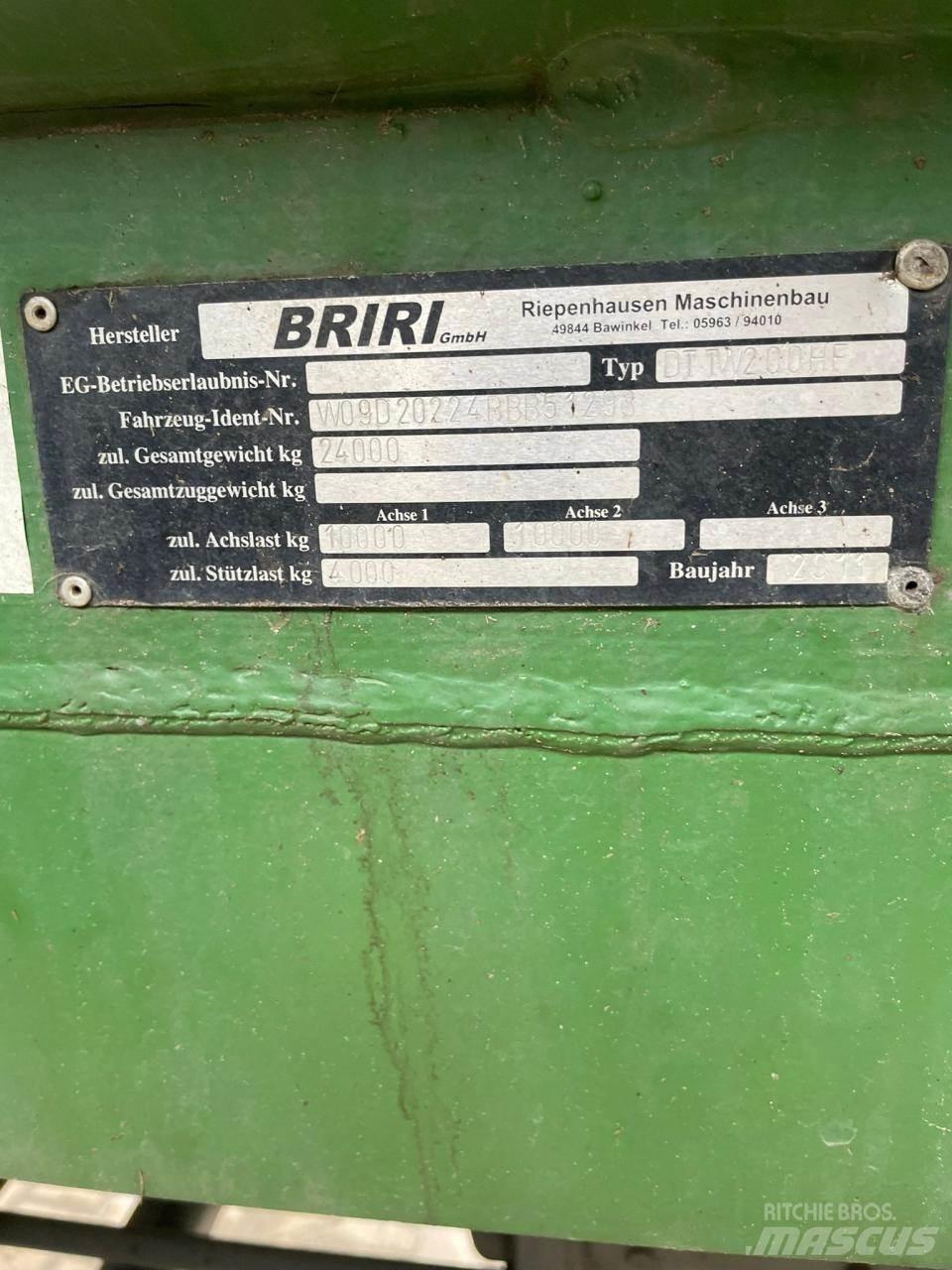Briri Güllefass Aplikačné cisterny