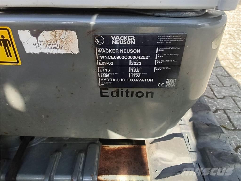 Wacker Neuson ET16 Pásové rýpadlá