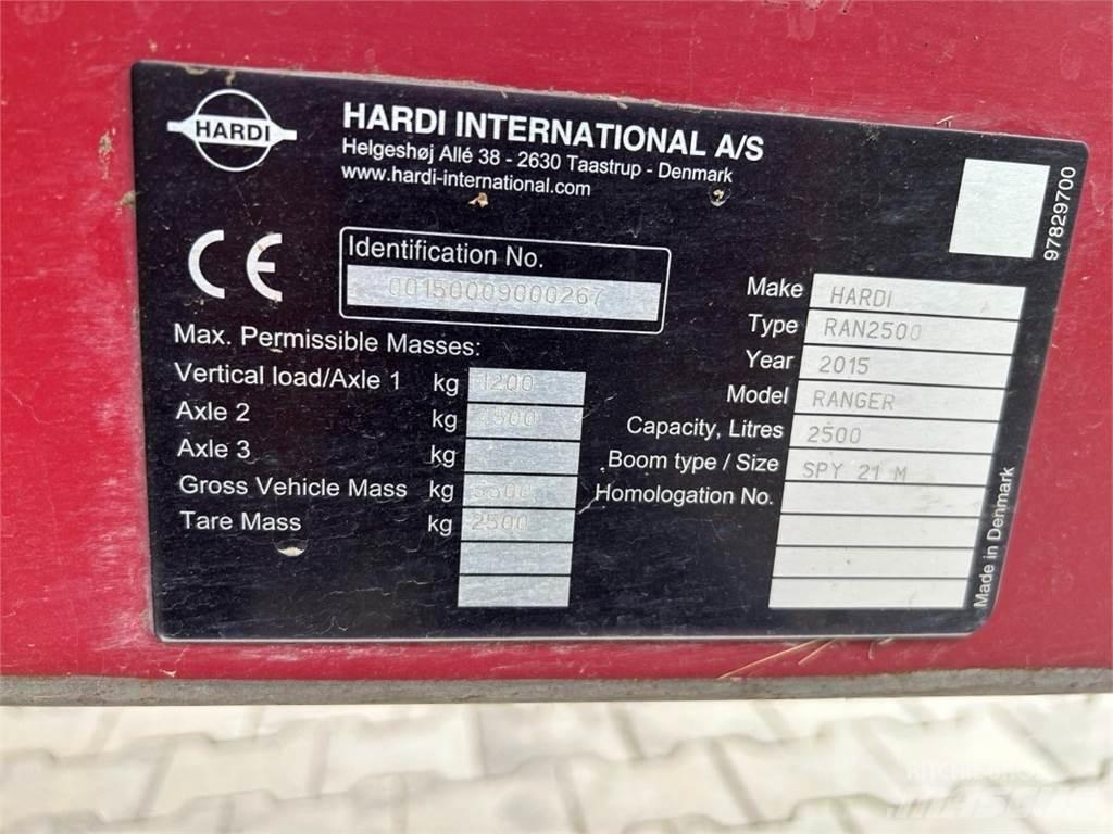 Hardi Ranger 2500 Ťahané postrekovače