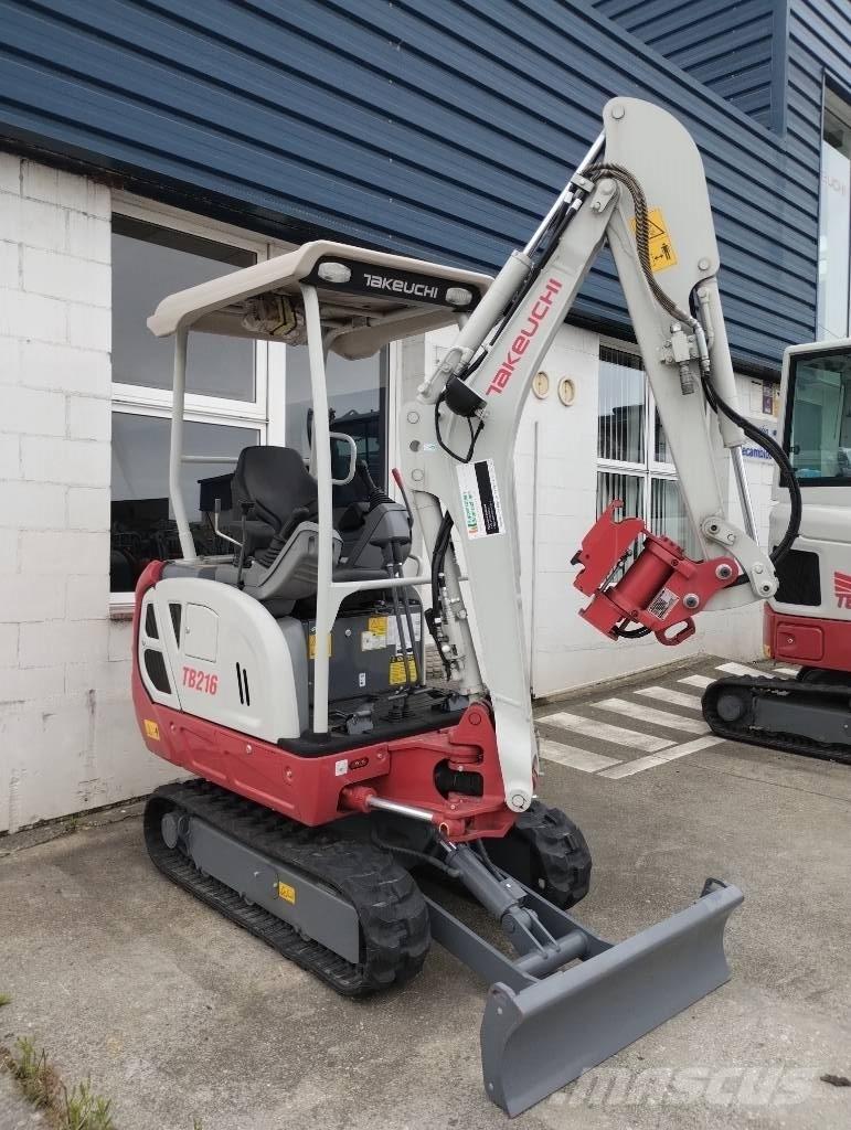 Takeuchi TB 216 Mini rýpadlá < 7t