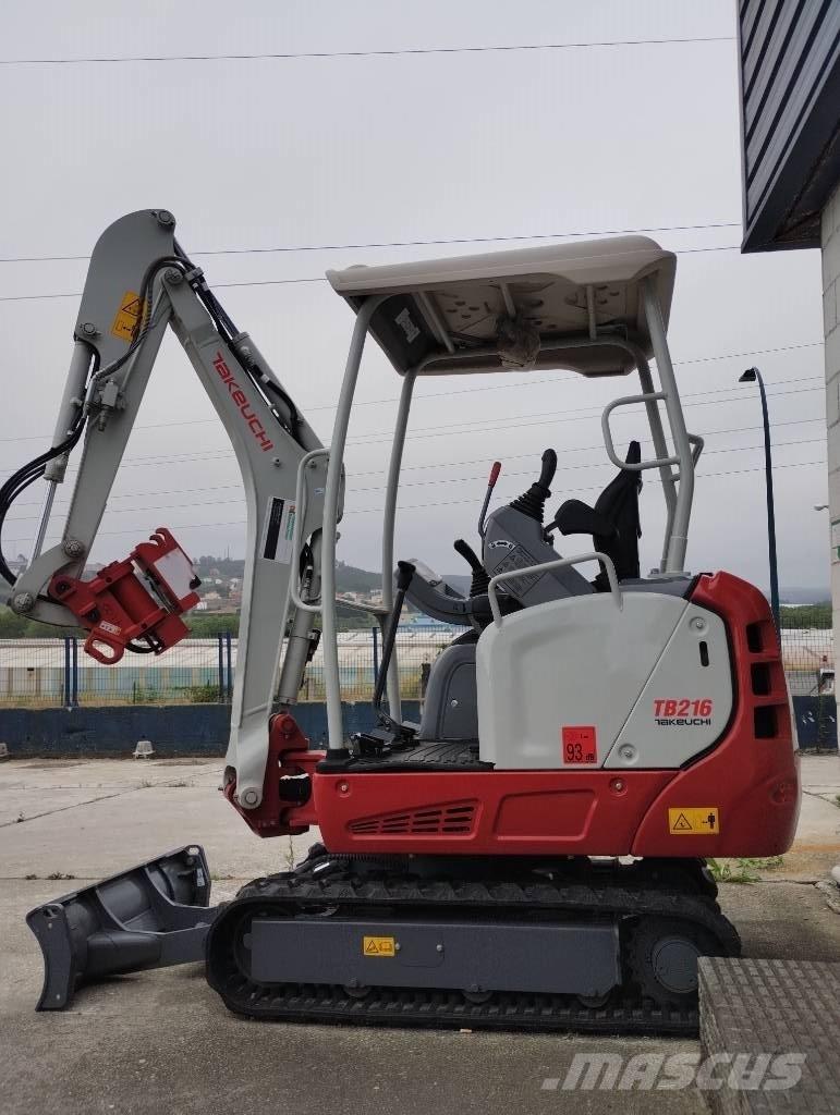 Takeuchi TB 216 Mini rýpadlá < 7t