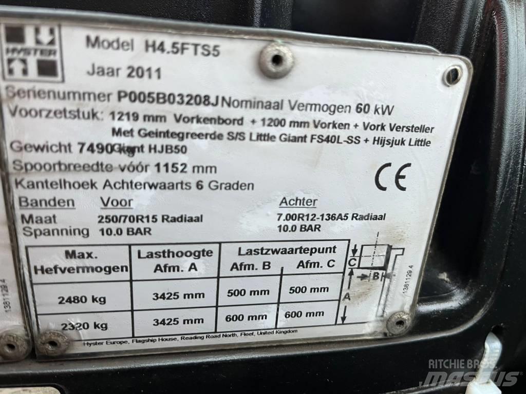 Hyster H4.5 Dieselové vozíky