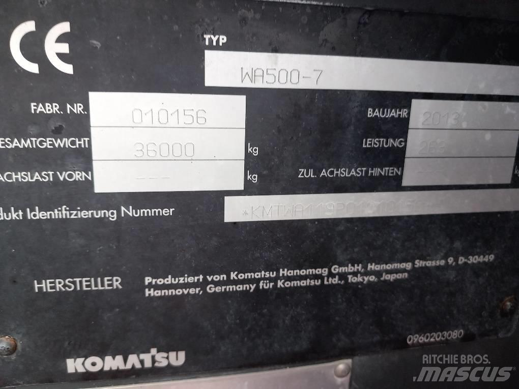 Komatsu WA500-7 Kolesové nakladače