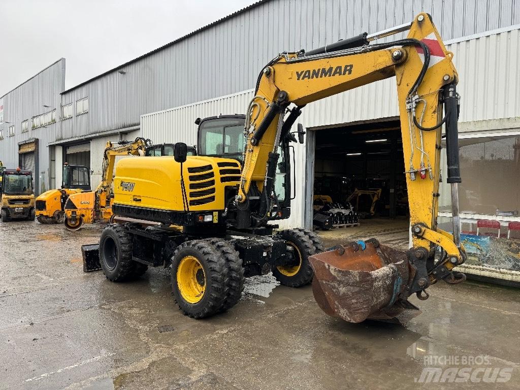 Yanmar B95W (40408) Kolesové rýpadlá