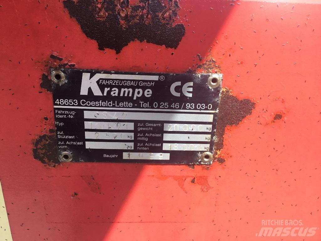 Krampe TWK21 Vyklápacie prívesy