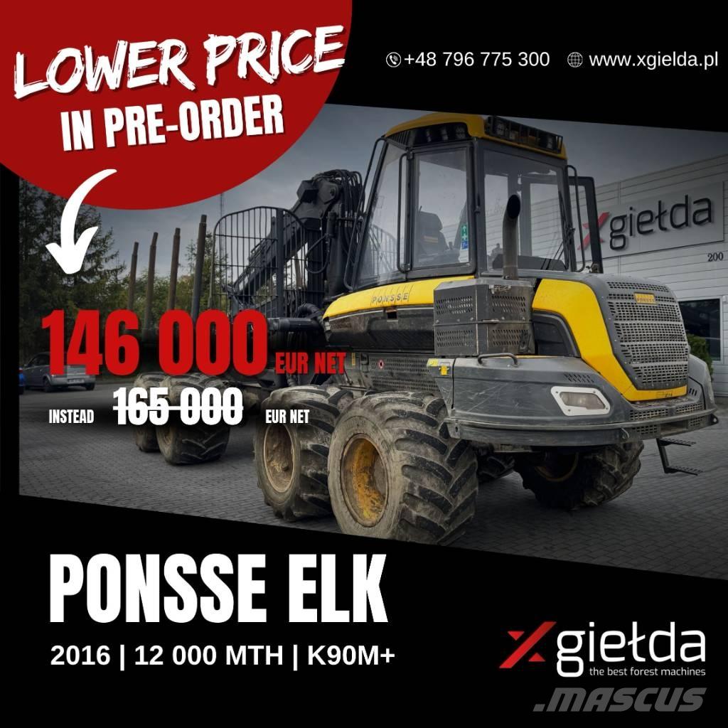 Ponsse Elk Lesné traktory
