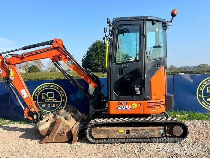 Hitachi ZX26U Mini rýpadlá < 7t