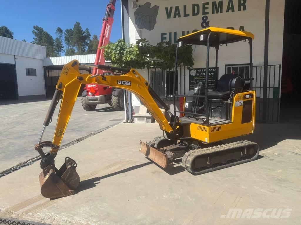 JCB 16 C-1, 1700Kg Mini rýpadlá < 7t