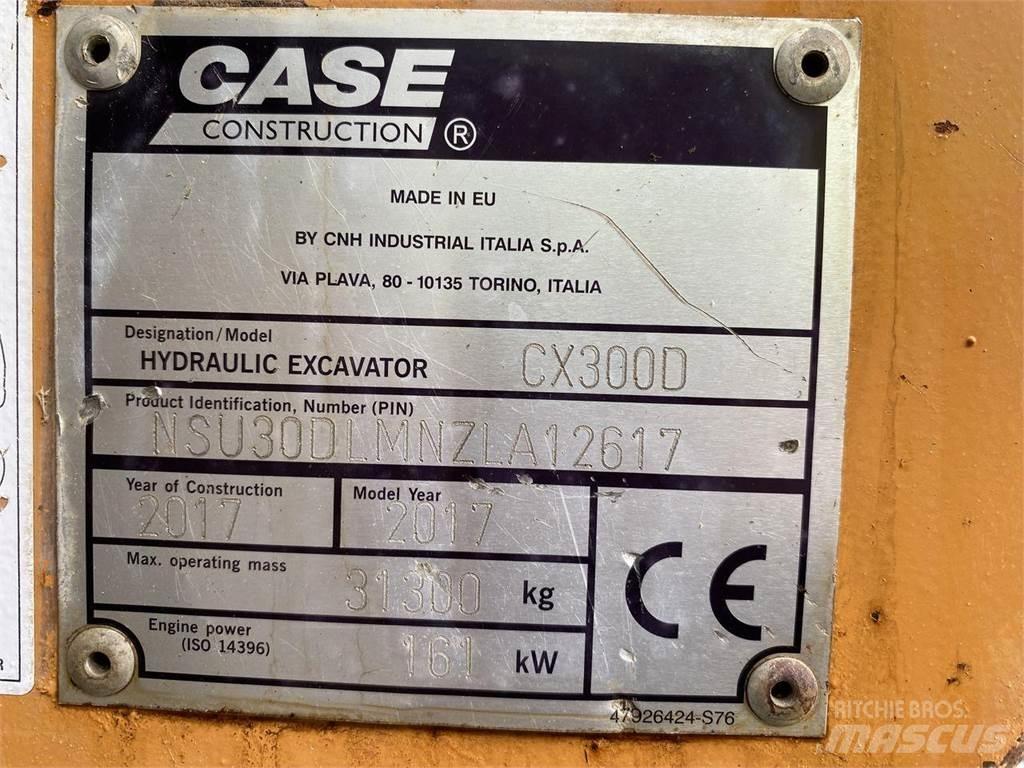 CASE CX300D Pásové rýpadlá