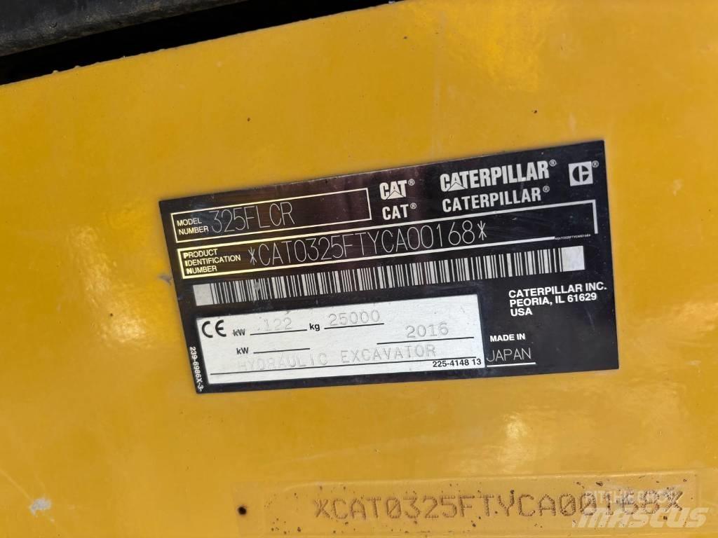 CAT 325 FL CR Pásové rýpadlá