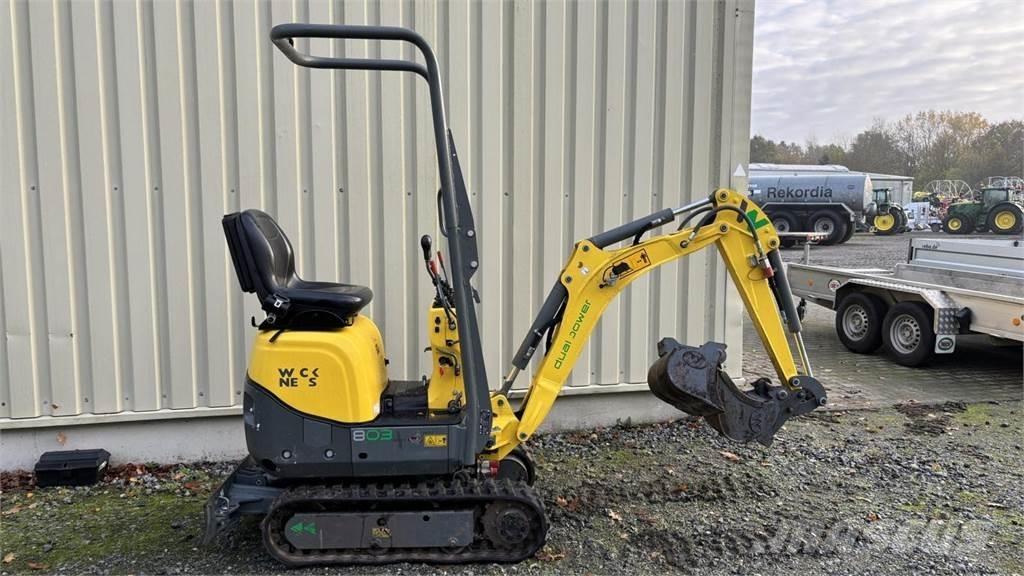 Wacker 803 Mini rýpadlá < 7t
