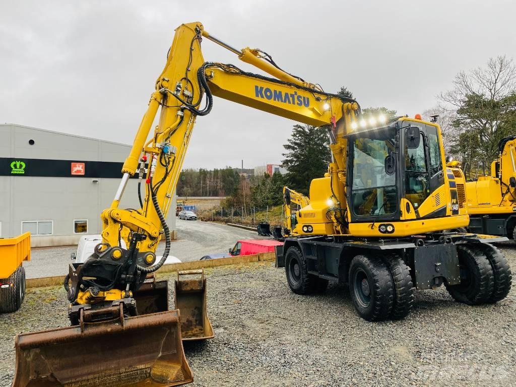 Komatsu PW148-11 Kolesové rýpadlá