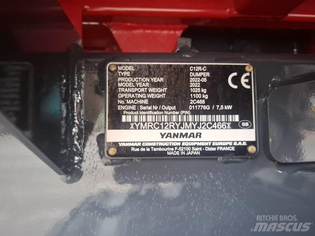 Yanmar C 12 R-C Stavebné sklápače