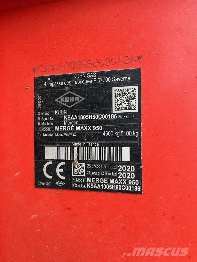 Kuhn Merge Maxx 950 Riadkovače