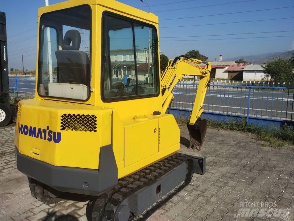 Komatsu PC 10 Pásové rýpadlá