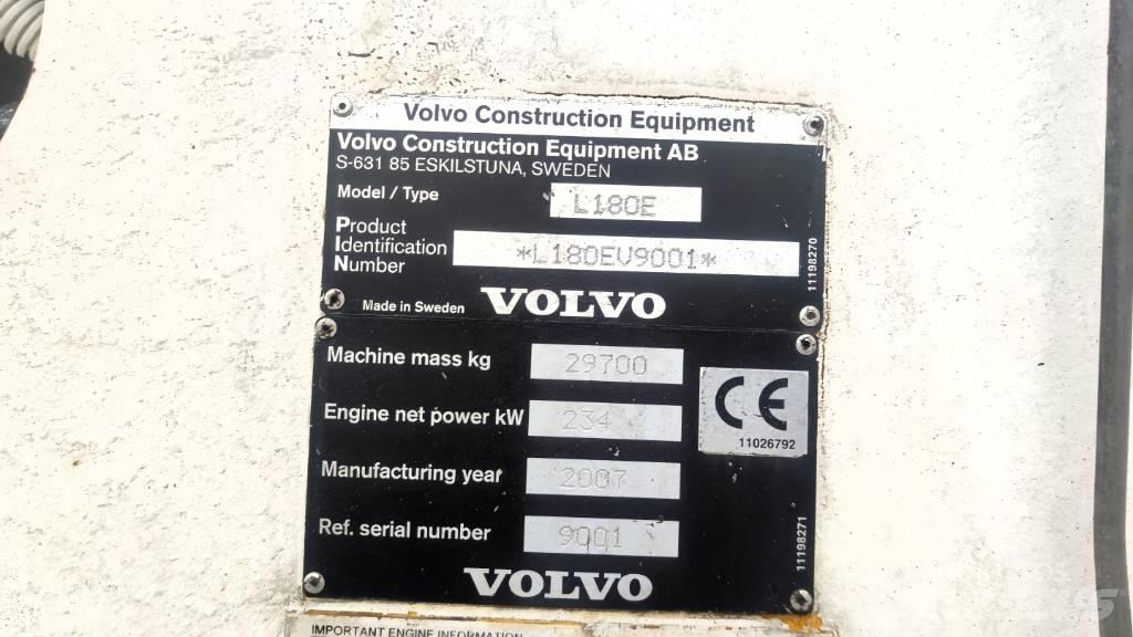 Volvo L 180 E Kolesové nakladače