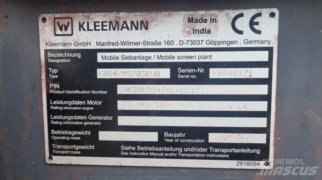 Kleemann MS 703 EVO Mobilné triediče