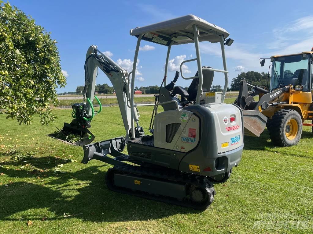 Takeuchi TB 20 E Mini rýpadlá < 7t