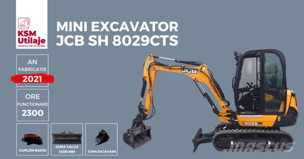 JCB 8029 CTS Mini rýpadlá < 7t