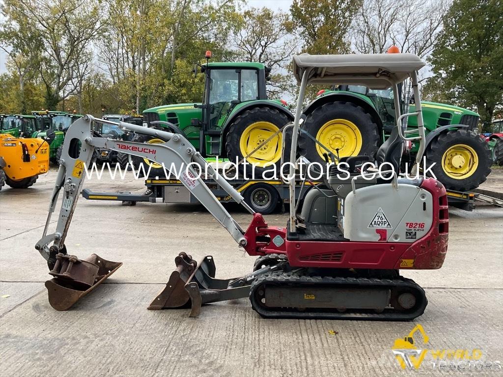 Takeuchi TB 216 Mini rýpadlá < 7t