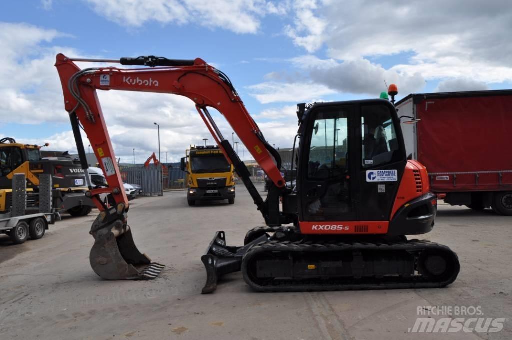 Kubota KX 085-5 Mini rýpadlá < 7t