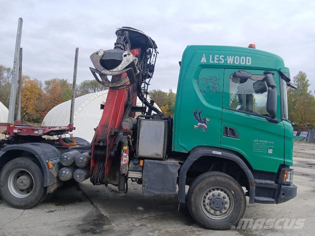 Scania G 500 XT Nákladné vozidlá na prepravu dreva