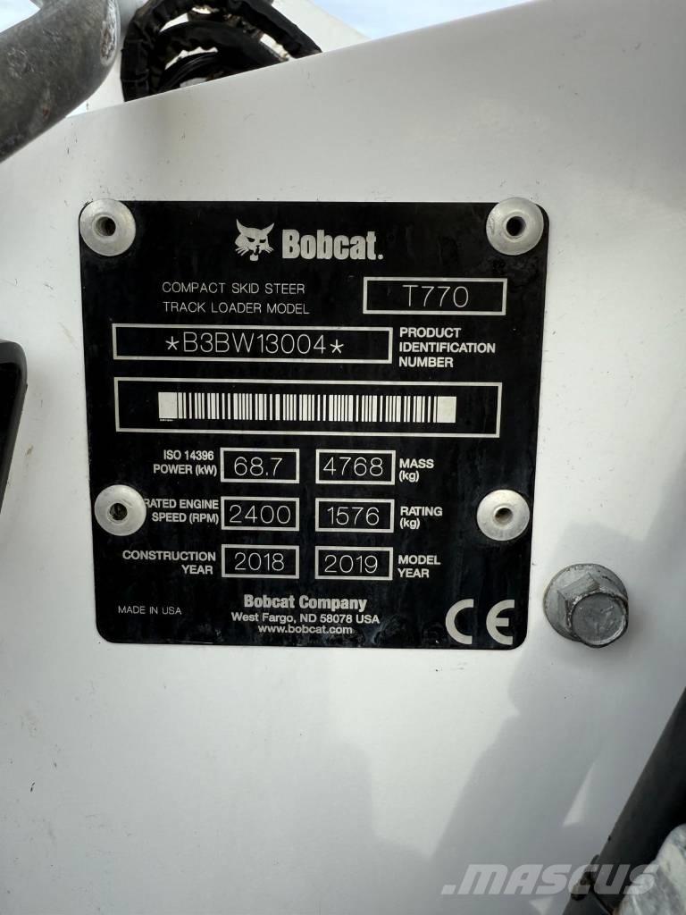 Bobcat T 770 Pásové nakladače
